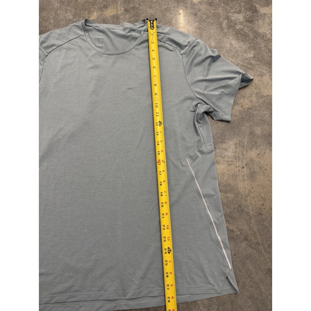 Lululemon Vapor Gray Fast Free Short Sleeve Shirt‎ Size M Mens - Picture 3 of 6